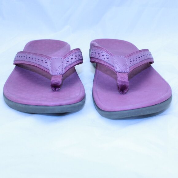 Vionic Size 9 Mauve Purple SALLY Comfort Arch Support Flip Flop Thong Sandals - Picture 8 of 8